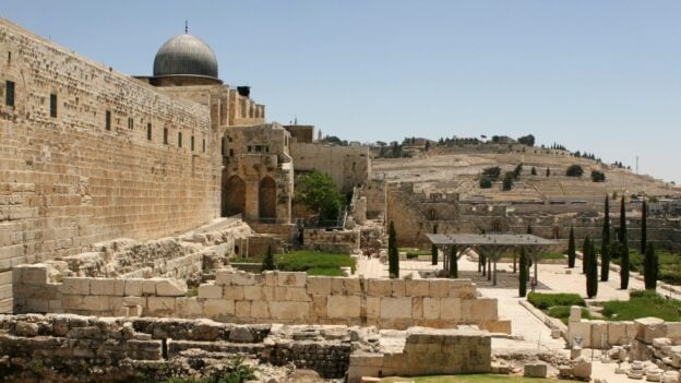 Ruins At Jerusalem, Israel