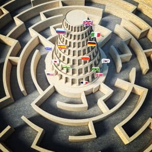 God separated the nations at the Tower of Babel