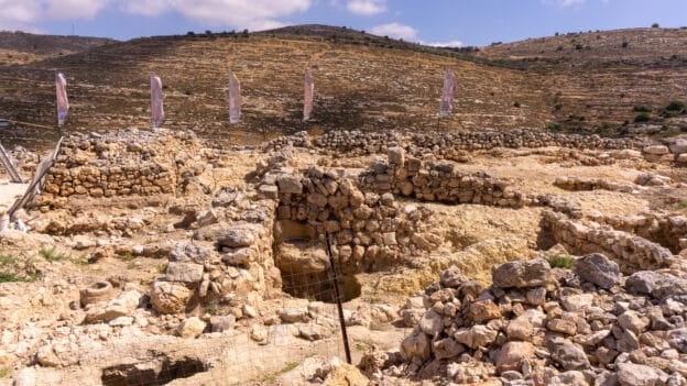 Biblical Shiloh ruins of historic town in Samaria