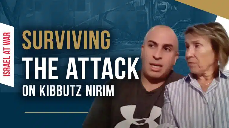 I could hear them right outside my window! Hear the stories of the survivors of Kibbutz Nirim