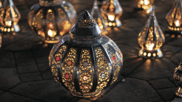 Arabic style lamps from the Muslim world