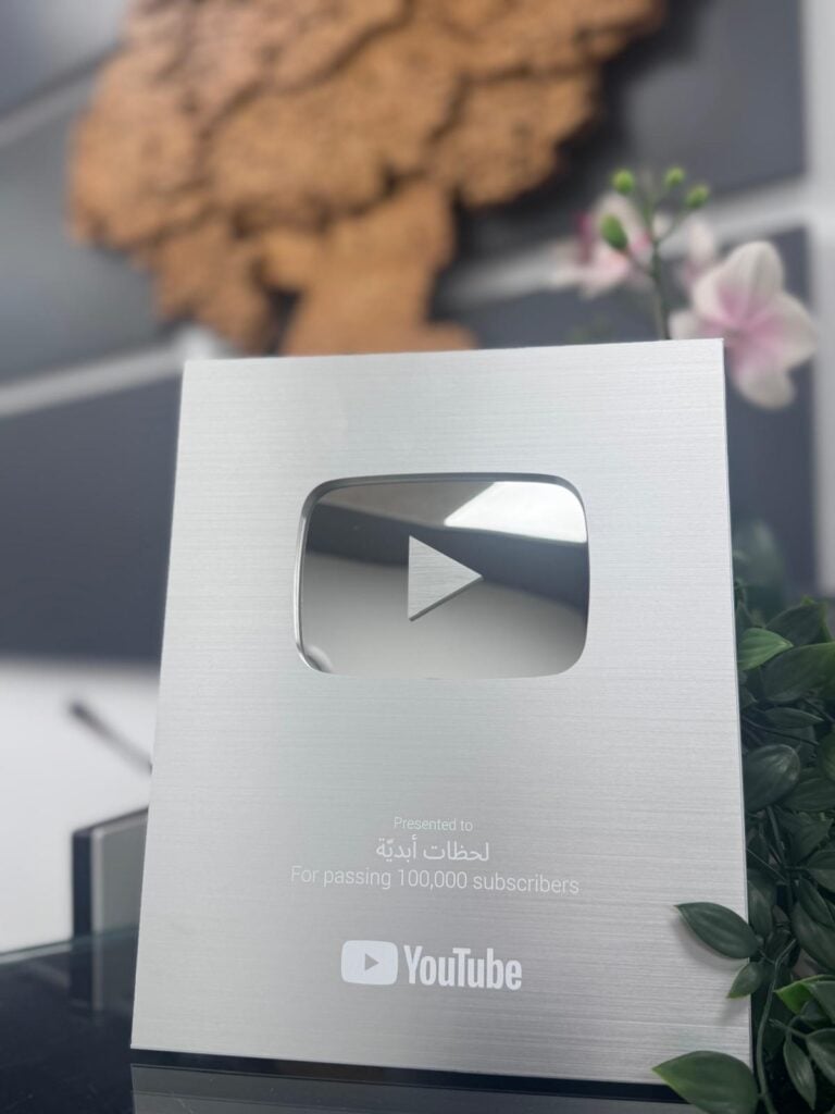 YouTube Milestone award for Arabic ministry