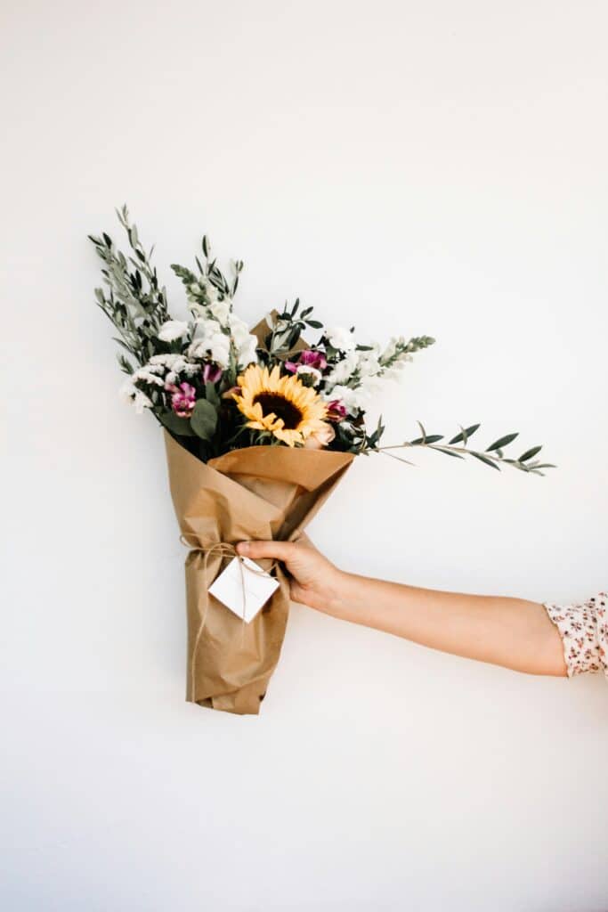 flowers for soldiers on the frontline