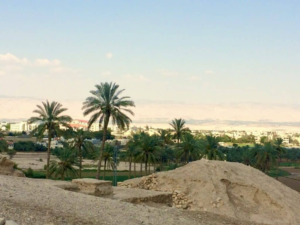 The remains of Jericho from the destruction of Joshua's time are still visible today